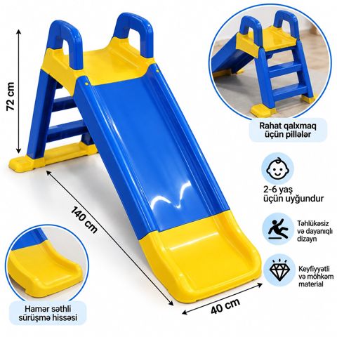 Uşaq sürüşkəni Doloni Toys 1.4 m — Bakı