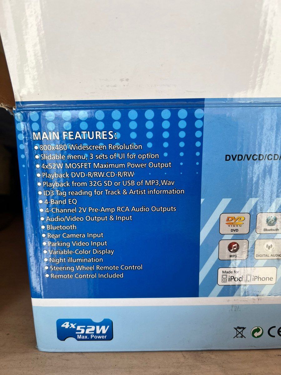 Магнитофон для авто DVD/VCD/CD/MP4/MP3 — Ehtiyat hissələri və aksesuarlar, Bakı (4)