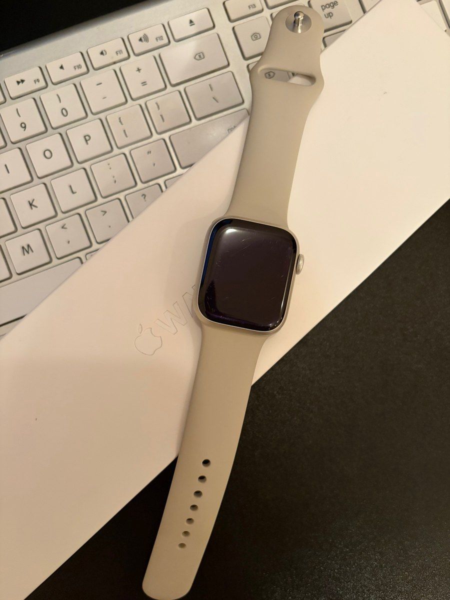Apple Watch Series 8 Aluminum Starlight 41mm — Ağıllı saatlar və biləkliklər, Bakı (7)