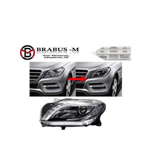 "Mercedes W166 ML" faraları — Bakı