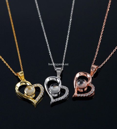 100 dilde seni sevirem Gumus sep №8 — Necklaces and chains