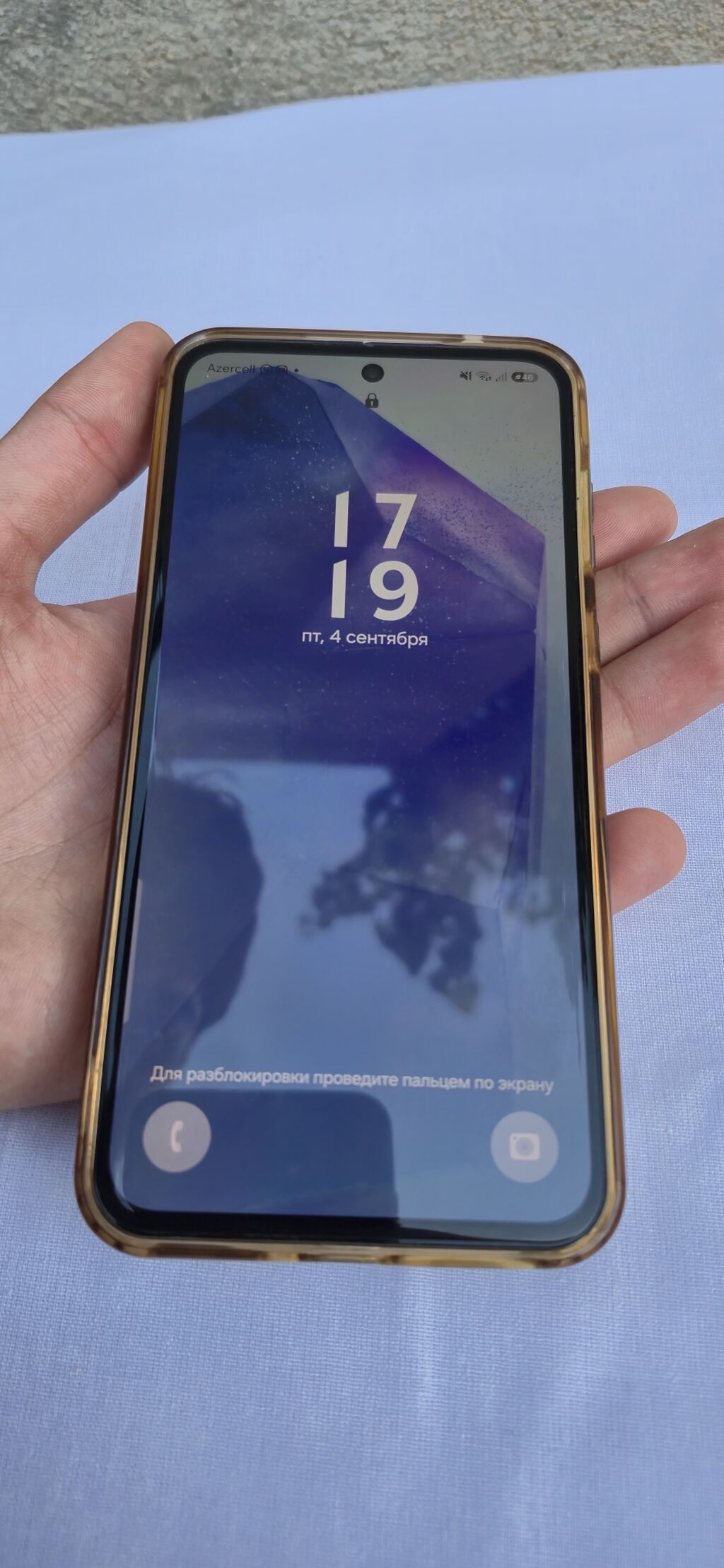 Samsung Galaxy A55 5G, 128 GB, rəng - Göy, Barmaq izi — Samsung, Mehdiabad (4)