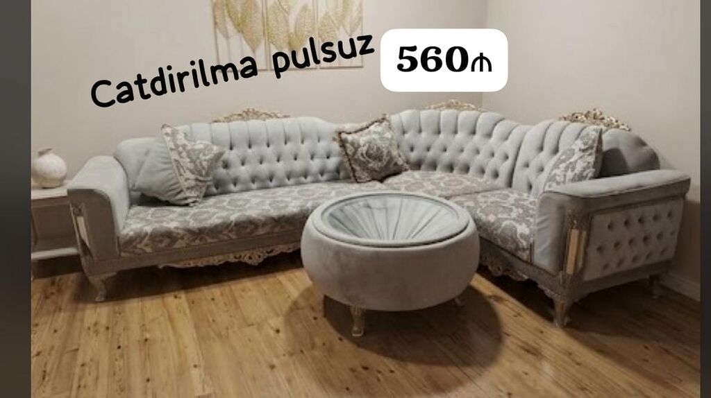 Uqlavoy divan ve pufik satilir. Olcu. 2x3. Unvan Mehdiabad. *Qiymeti — Mebel, Bakı