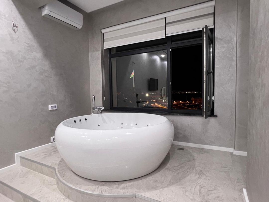 İcarəyə verilir 2 otaqlı yeni tikili 75 m² — Mənzil, Bakı (9)