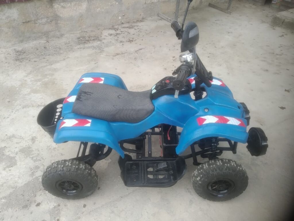 Uşaq elektrik ATV kvadrosikl – mavi rəng - Güc mənbəyi — Uşaq avtomobilləri, Bakı (4)