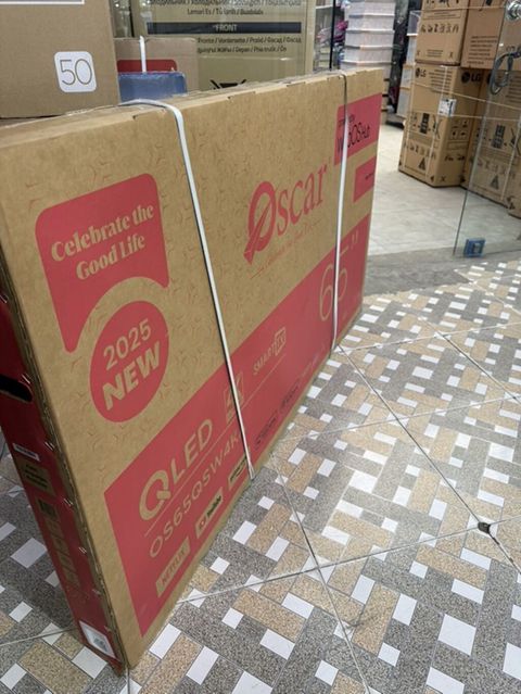 Oscar 65" QLED Smart TV (Model: OS65QSW4K) - Ekran: 65 düym QLED, 4K — Bakı