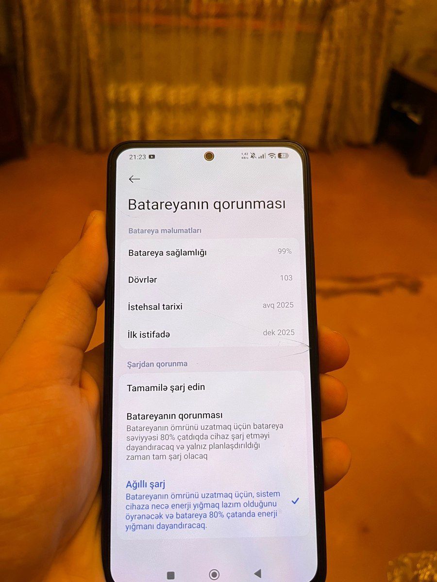 Xiaomi Redmi Note 14 Midnight Black 256GB/8GB — Smartfonlar, Gəncə (3)