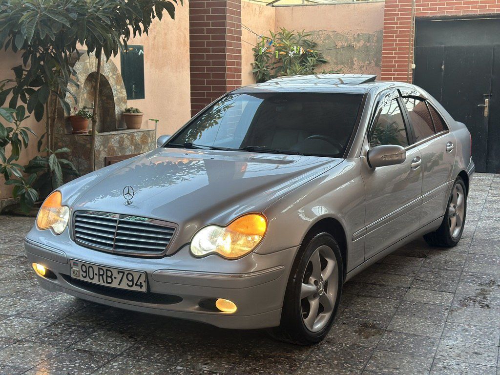 Mercedes C 240, 2.6 L, 2002 il, 200 000 km 90-RB-794 — Avtomobillər, Bakı