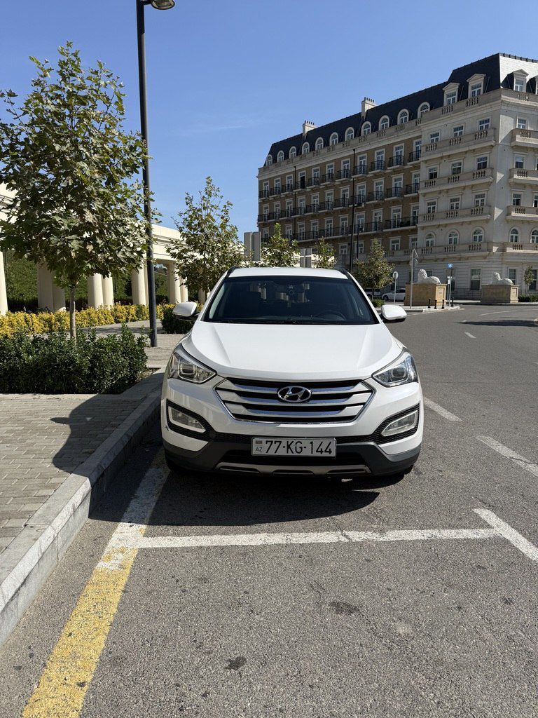 Hyundai Santa Fe, 2.0 L, 2014 il, 140 000 km 77-KG-144 — Avtomobillər, Bakı