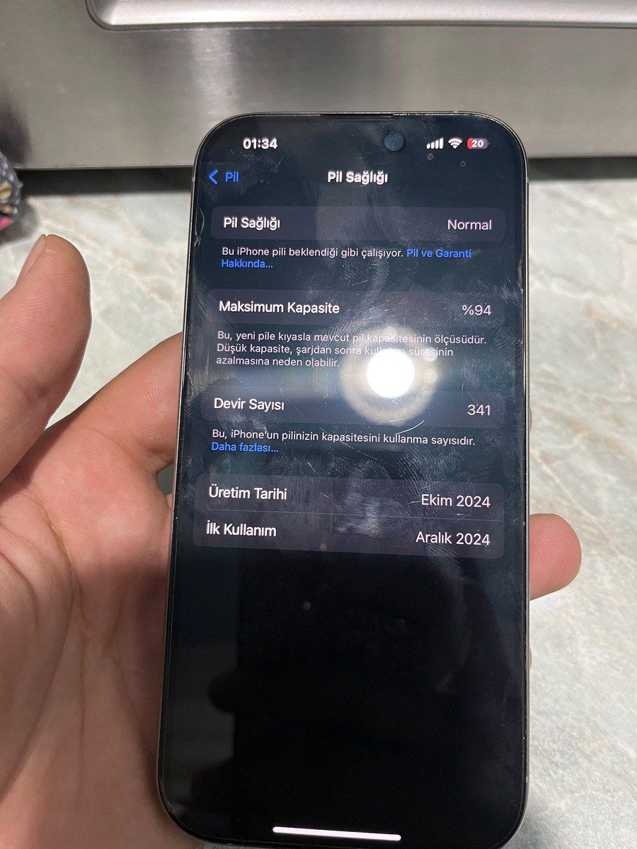 Apple iPhone 16 Pro Natural Titanium 128GB/8GB — Smartfonlar, Gəncə (2)