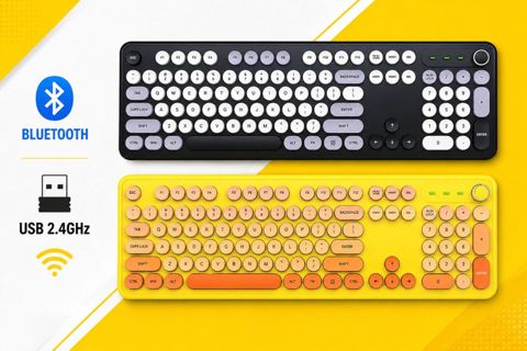 Klaviatura dəsti "Jedel WKB104 Wireless & Bluetooth Keyboard" — Bakı
