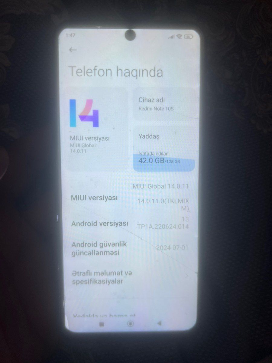 Xiaomi Redmi Note 10S Deep Sea Blue 128GB/8GB — Smartfonlar, Bakı (3)