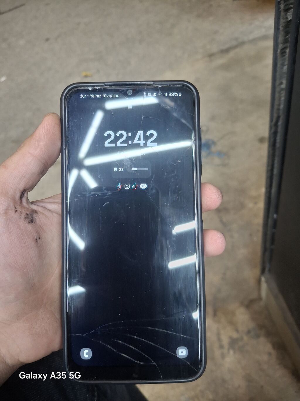 Samsung Galaxy A04e, 64 GB, rəng - Qara, Qırıq — Samsung, Bakı