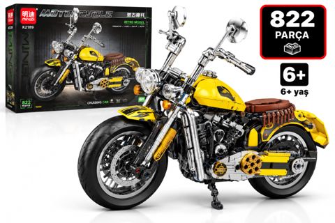 Blok konstruktoru Motocycle K2189, Konstruktor Lego, 6+, 822 ədəd, Motosikllər — Bakı