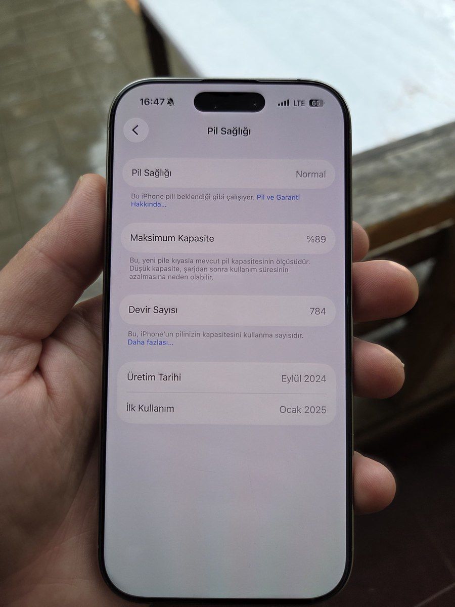 Apple iPhone 16 Pro Natural Titanium 128GB/8GB — Smartfonlar, Bakı (3)