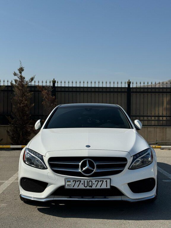 Mercedes C 300, 2.0 L, 2017 il, 180 000 km 77-UQ-771 — Avtomobillər, Göyçay (4)