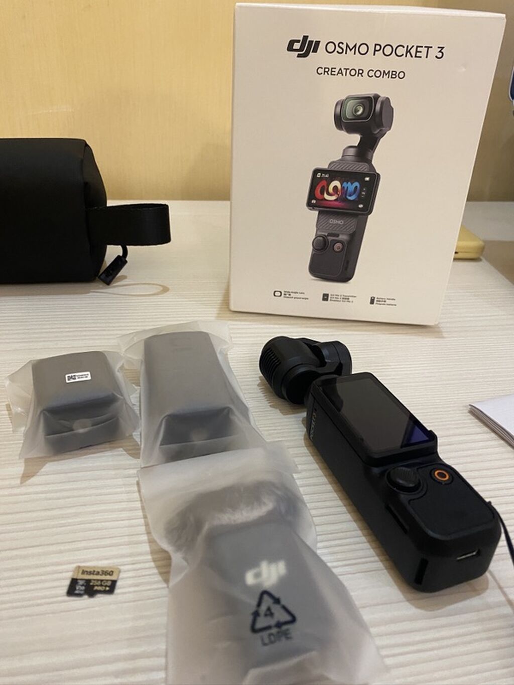 DJI Osmo Pocket 3 Creator Combo satılır. Yanvar ayında 1250 AZN-ə — Tripod, steadicam, video işıq, Bakı (2)