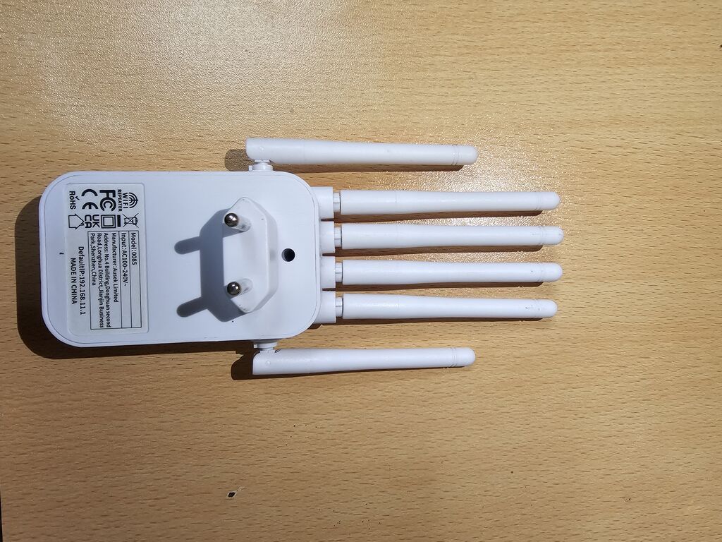 Wi‑Fi Repeater / AP Range Extender - 6 ədəd xarici antena: daha geniş — Şəbəkə və server avadanlığı, Bakı