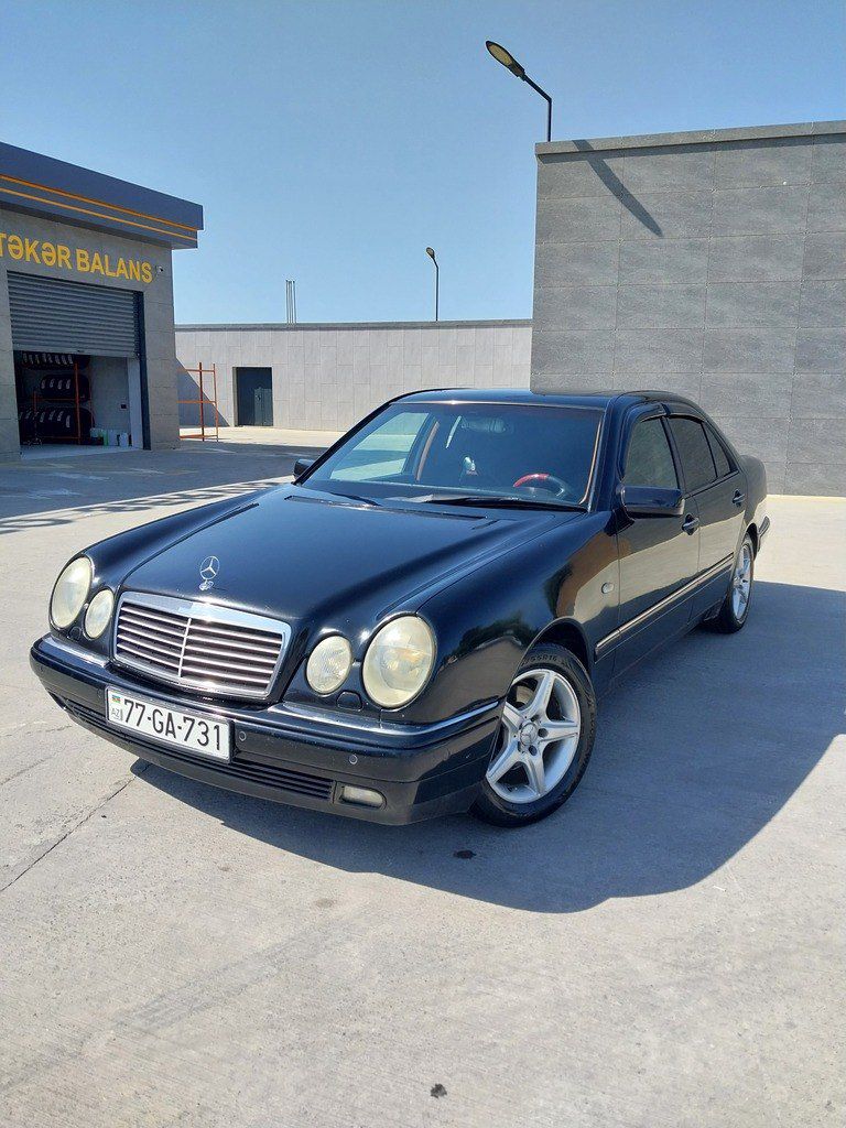 Mercedes E 200, 2.0 L, 1997 il, 410 000 km 77-GA-731 — Avtomobillər, Bakı (4)