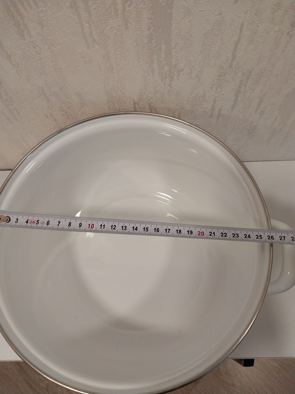 Qazan, rəng - Ağ, 28 sm — Bişirmə qabları, Bakı (2)