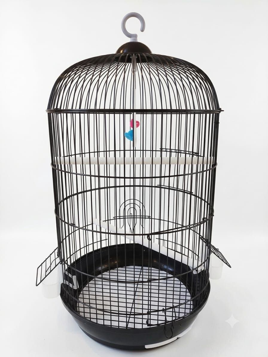 Qəfəs, plastik/dəmir, qara, 35x35x70 sm — Mallar, Bakı