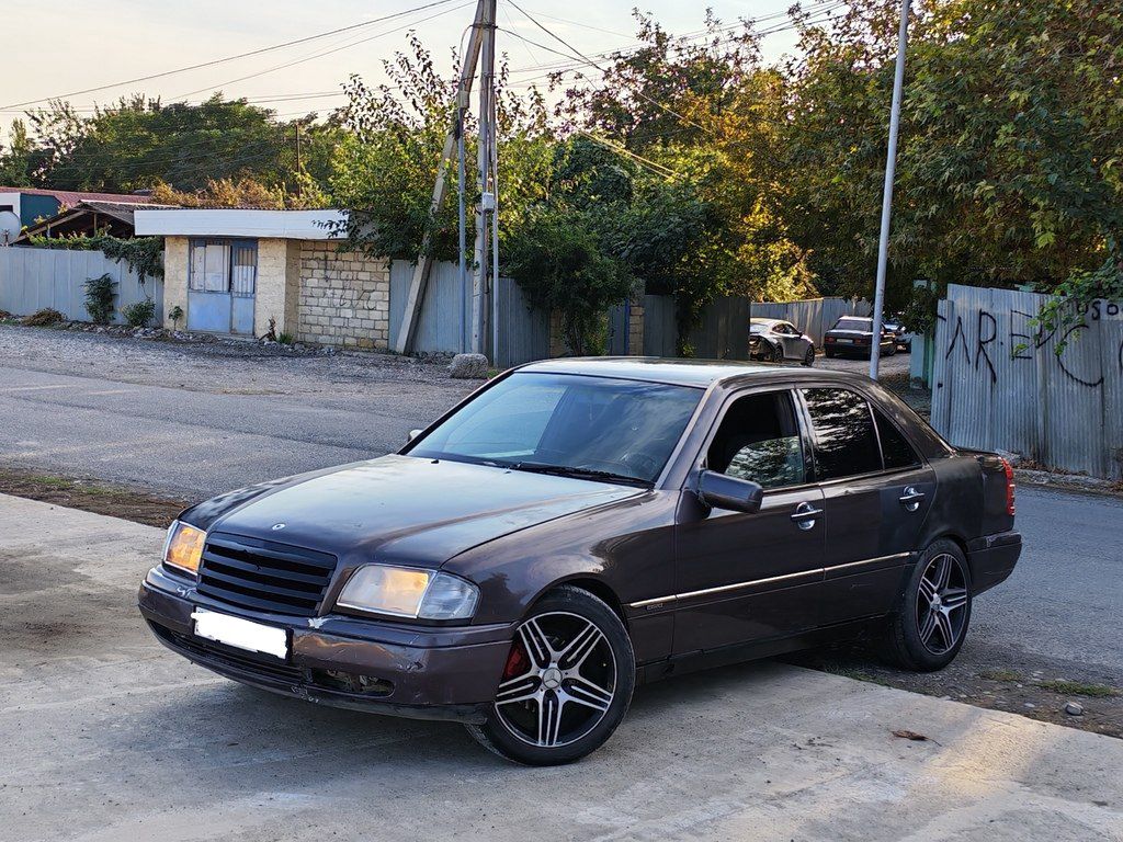 Mercedes C 200, 2.0 L, 1995 il, 218 874 km — Avtomobillər, Bərdə (4)