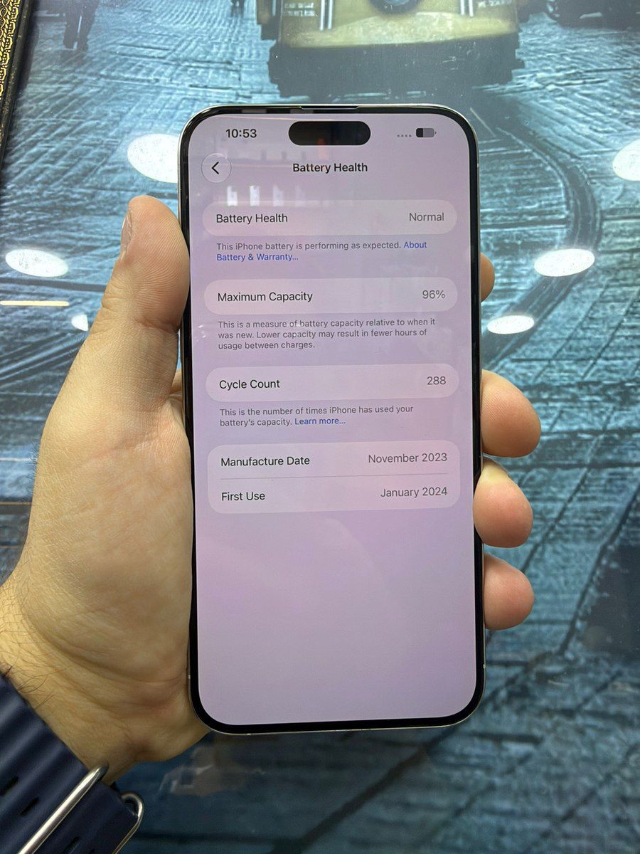 Apple iPhone 15 Pro Max White Titanium 256GB/8GB — Smartfonlar, Bakı (3)