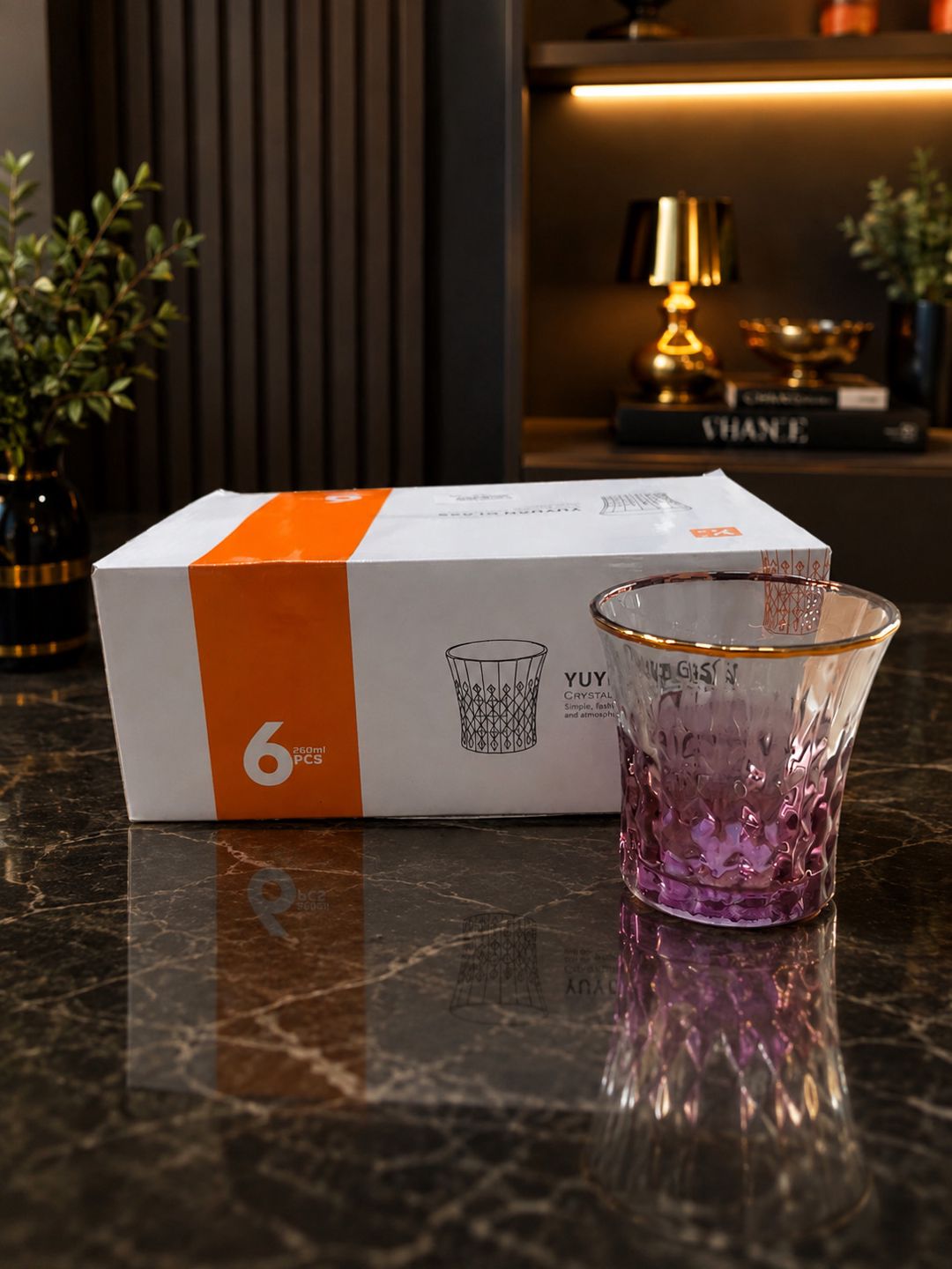Stəkan dəsti soyuq içkilər üçün GE18, 296 ml, keramika, 6 əd — Mallar, Bakı