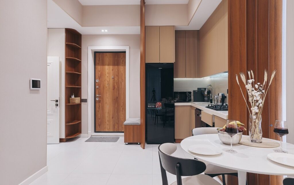 Gündəlik verilir 2 otaqlı yeni tikili 59 m², Nizami m. Malibo — Mətbəx mobilyası, Bakı (7)