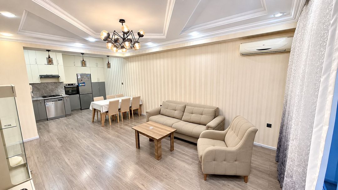4-otaqlı yeni tikili kirayə verilir, Ş.Vəzirov küç., 140 m² — Mənzil, Bakı (3)