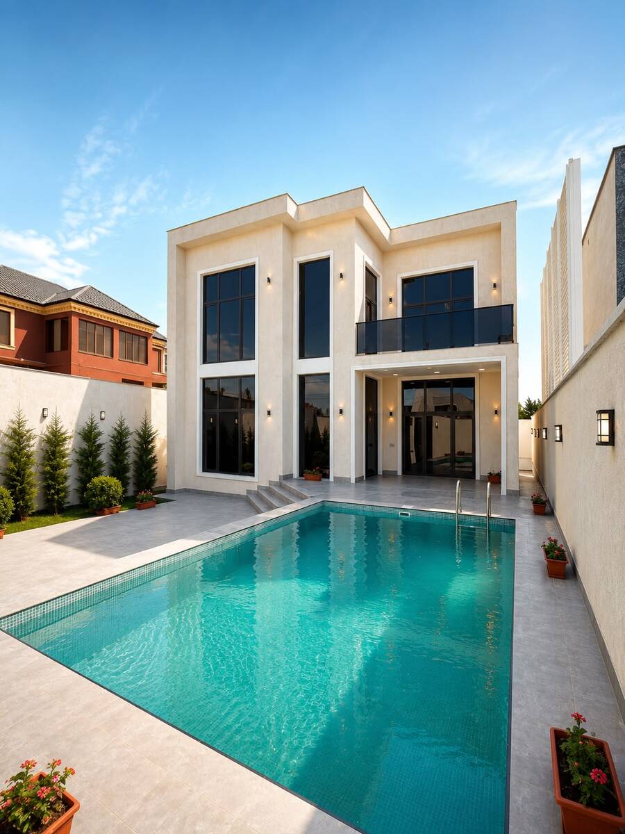 Satılır 5 otaqlı həyət evi/bağ evi 220 m² — Ev, villa, Bakı (2)