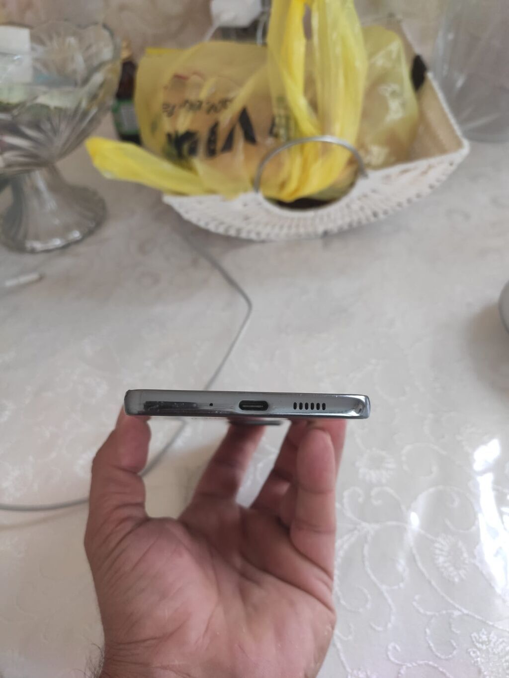 Samsung Galaxy A73 5G, 128 GB, rəng - Boz, Barmaq izi — Samsung, Bakı (6)