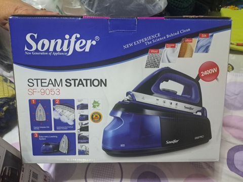 Sonifer Steam Station SF-9053 buxarlı ütü stansiyası - Güc: 2400 W — Bakı