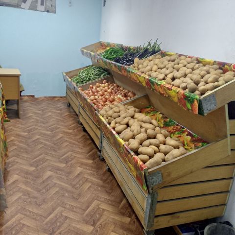 Tərəvəz və meyvə stendi – mağaza/supermarket üçün - Material: taxta — Bakı