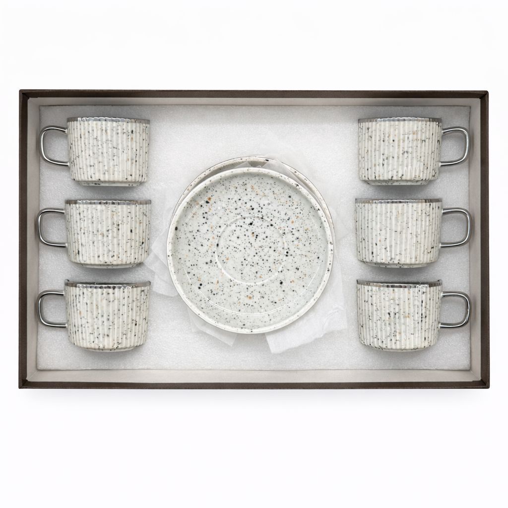 Çay dəsti 94569072, keramika, ağ, 6 nəfərlik — Mallar, Bakı