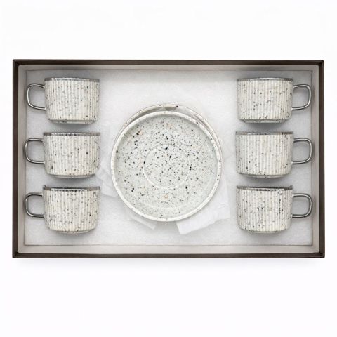 Çay dəsti 94569072, keramika, ağ, 6 nəfərlik — Bakı