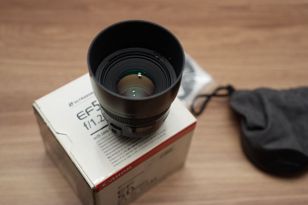 Linza Canon EF 50mm F1.2 L USM — Foto və video texnikası, Bakı (6)