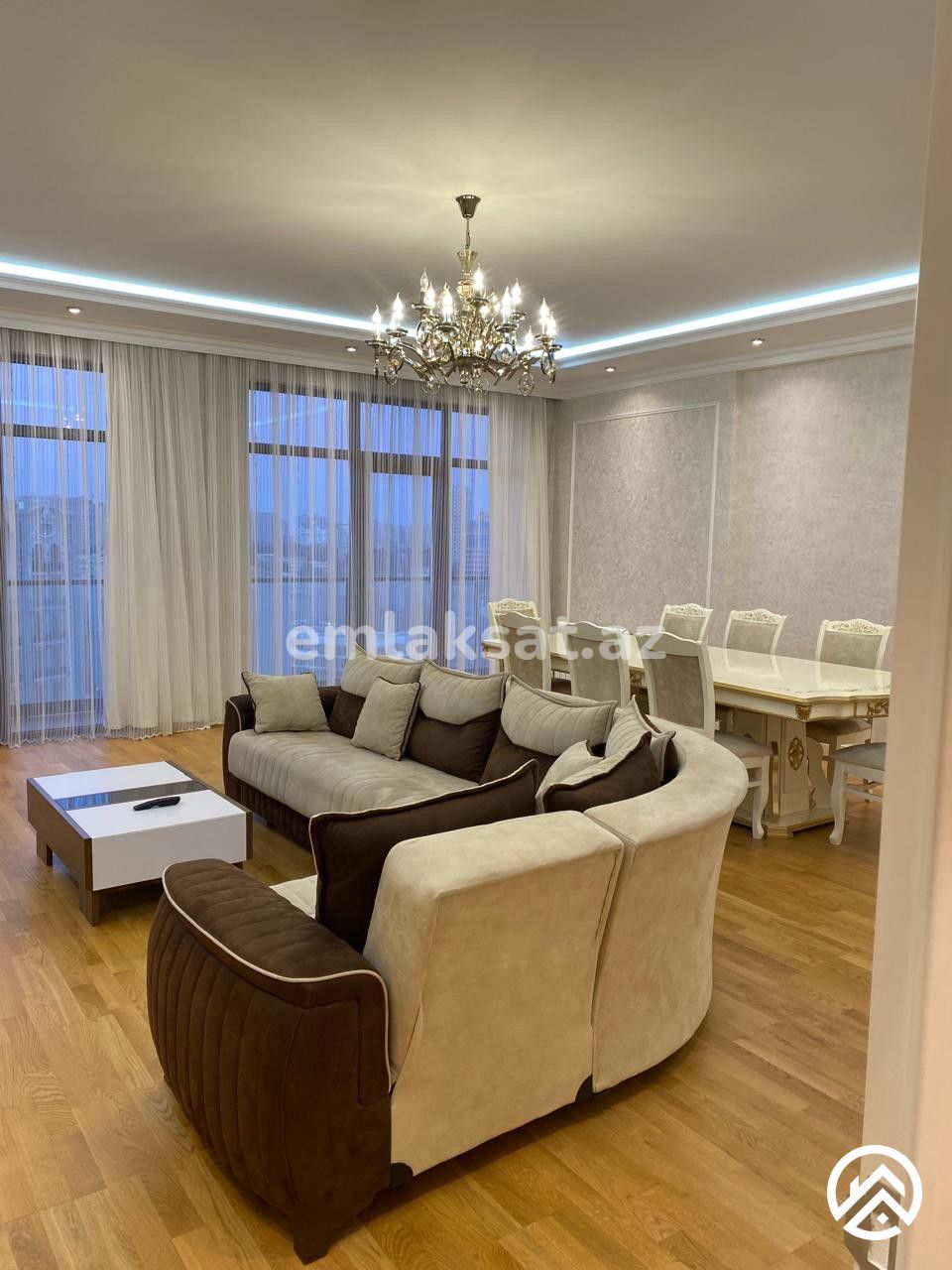 Kirayə (aylıq) 3 otaq yeni tikili 172 m², Nizami metrosu — Mənzil, Bakı (2)
