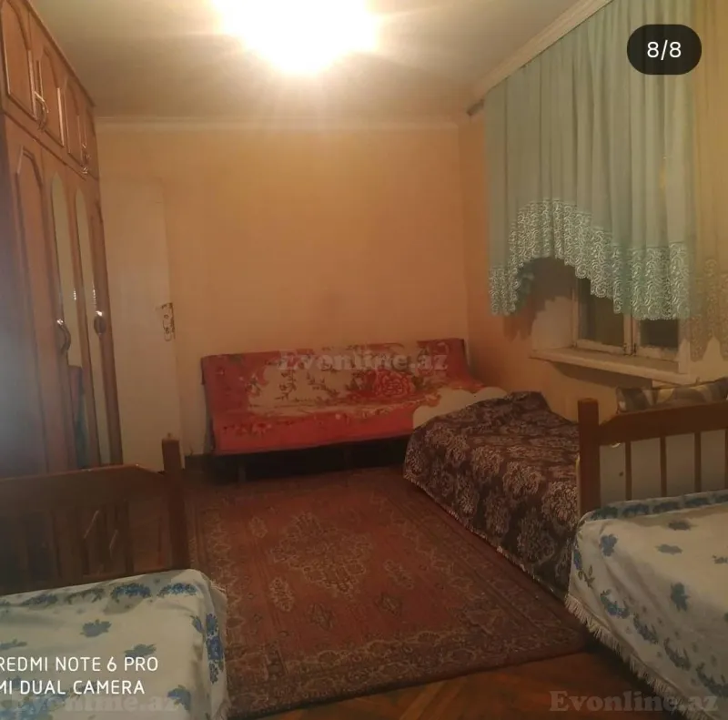 Kirayə verilir 2 otaqlı Mənzil Köhnə tikili 50 m² Bakı, Yasamal r., Elmlər Akademiyası m., Yasamal — Mənzil, Bakı (3)