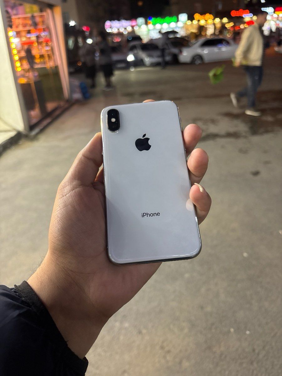Apple iPhone X Silver 64GB/3GB — Smartfonlar, Bakı (2)