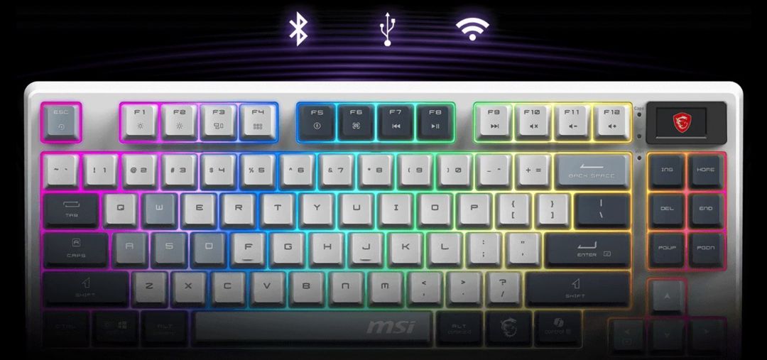 Gaming keyboard Forge GK600 TKL Wireless SKY RU NEW — Periferik cihazlar, Bakı (5)