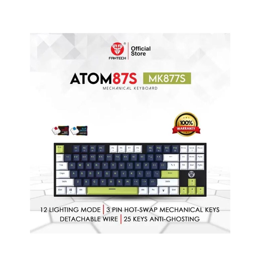 Oyun klaviaturası "Fantech Atom87S MK877S" — Periferik cihazlar, Bakı (2)