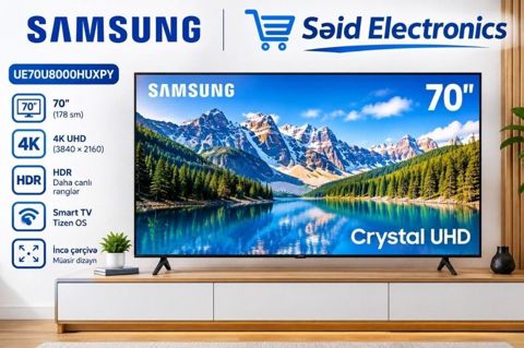 Televizor Samsung UE70U8000HUXPY Televizor Samsung UE70U8000HUXPY — Bakı