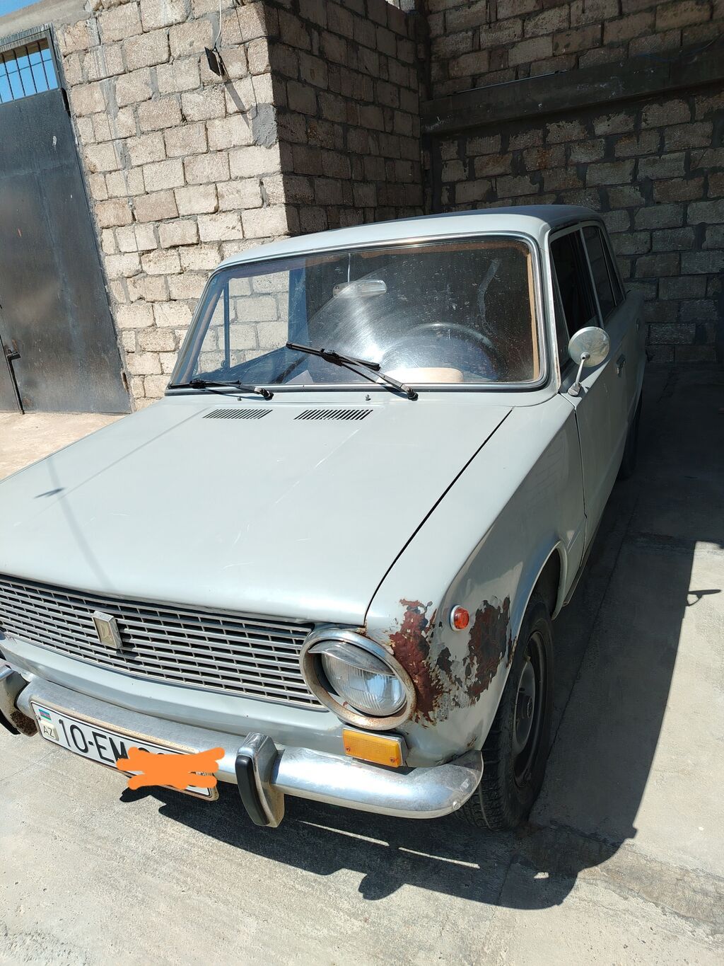 VAZ 2101 “Jiquli” sedan - Korpus: 4 qapılı sedan, ağ/boz rəngli — Avtomobillər, Bakı (3)