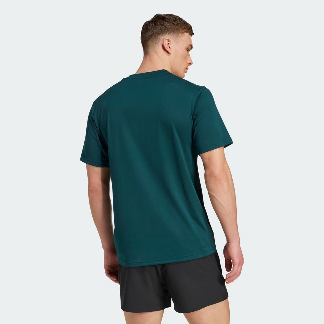 Futbolka kişilər üçün Adidas Train Essentials Feelready Training Tee, yaşıl, pambıq/polyester, ölçü M — Mallar, Bakı (2)