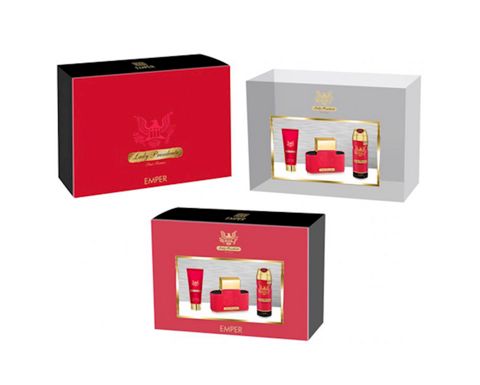 Emper Lady Presidente qadınlar üçün ətir dəsti (ətir suyu 80 ml + bədən losyonu 100 ml + dezodorant 200 ml) — Bakı