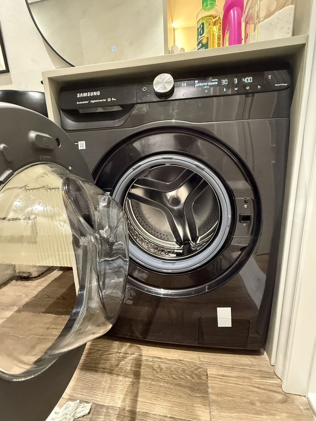 Paltaryuyan maşın Samsung, 8 kq, İşlənmiş, Avtomat, Qurutmasız, Kredit yoxdur — Çamaşır maşınları, Digah (4)