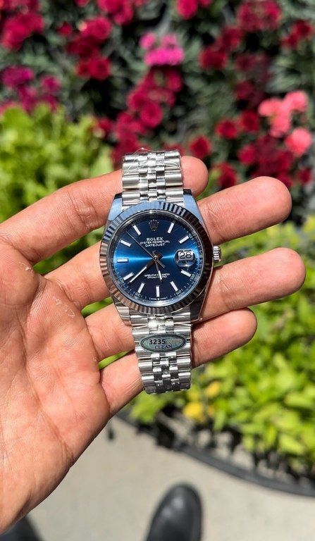 "Rolex Datejust 41mm Blue dial" qol saatı — Şəxsi əşyalar, Bakı (3)