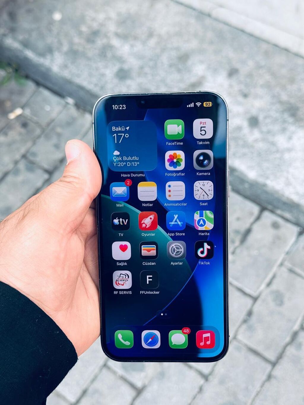 IPhone 13 Pro Max, 256 GB, Graphite, Simsiz şarj, Face ID — Apple iPhone, Bakı (9)
