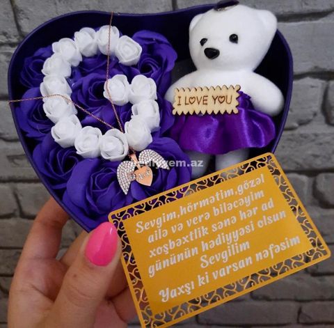 GiftBox Hediyye Qutusu №231 — Boyunbağılar və zəncirlər